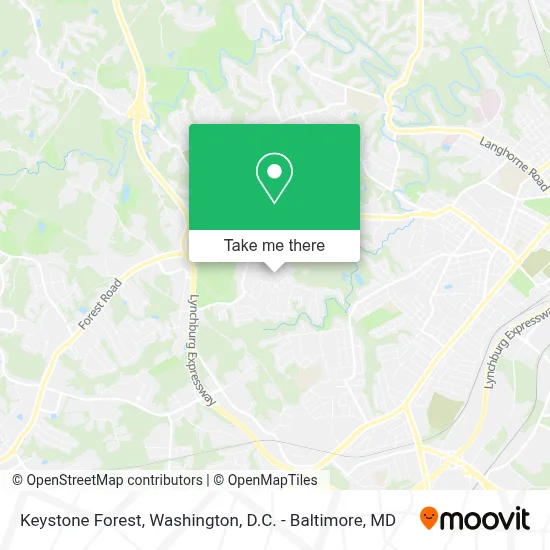 Keystone Forest map