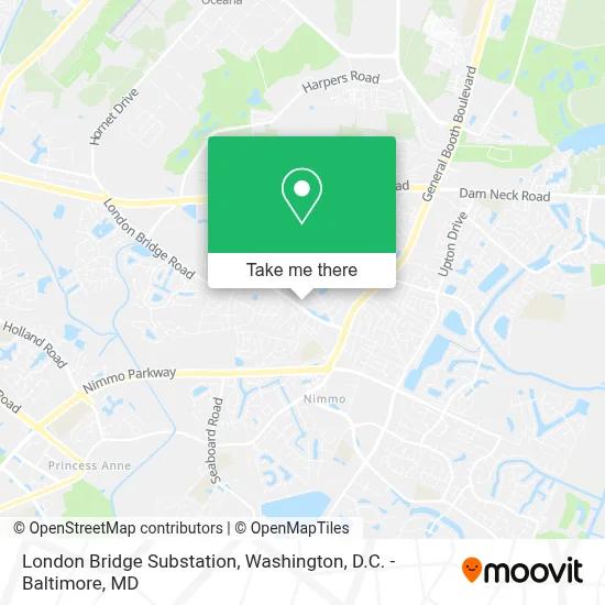 London Bridge Substation map