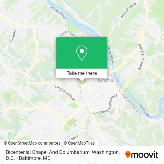 Bicentenial Chapel And Columbarium map