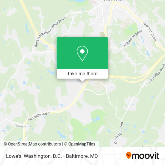 Lowe's map