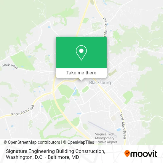 Signature Engineering Building Construction map