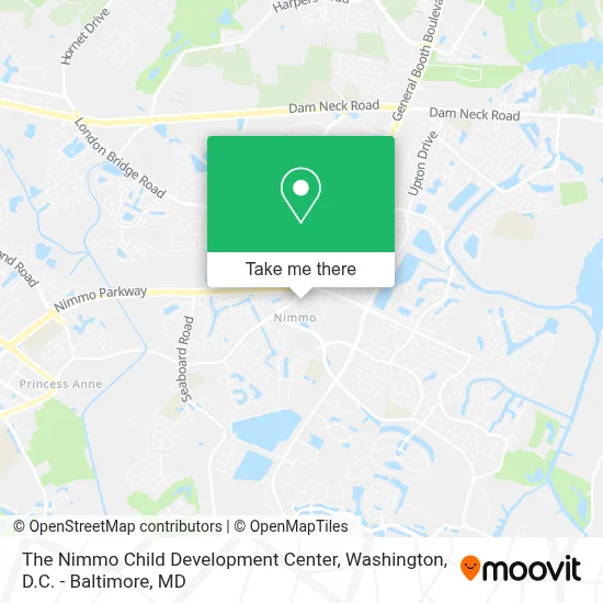 The Nimmo Child Development Center map