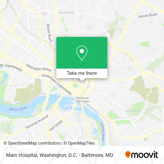 Main Hospital map