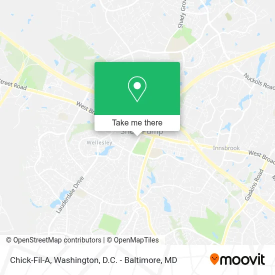 Chick-Fil-A map