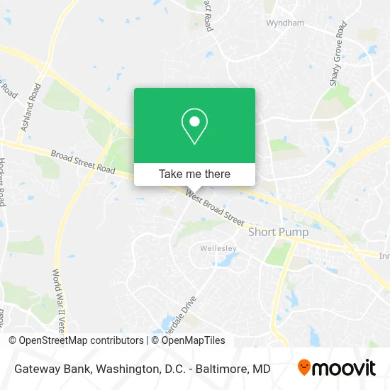 Gateway Bank map