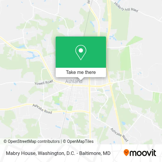 Mabry House map