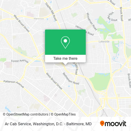 Ar Cab Service map