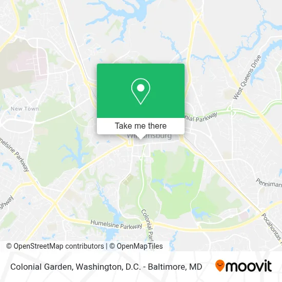 Colonial Garden map
