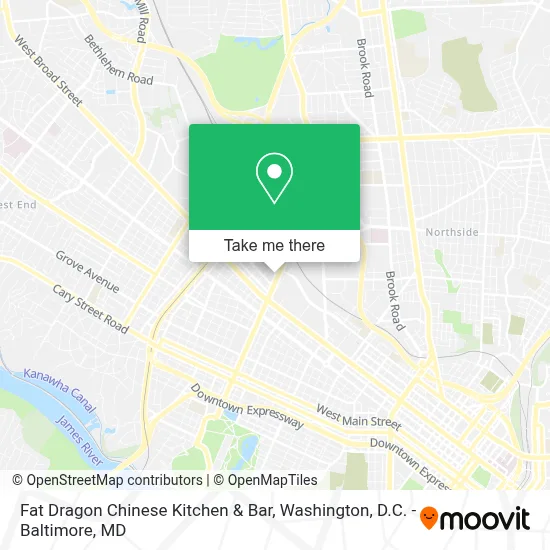 Fat Dragon Chinese Kitchen & Bar map