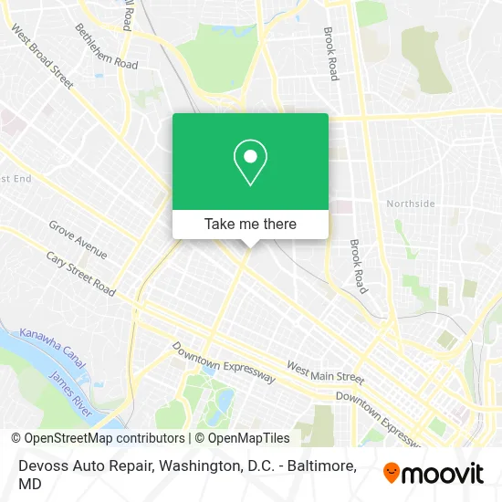 Devoss Auto Repair map