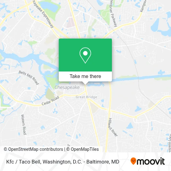 Kfc / Taco Bell map