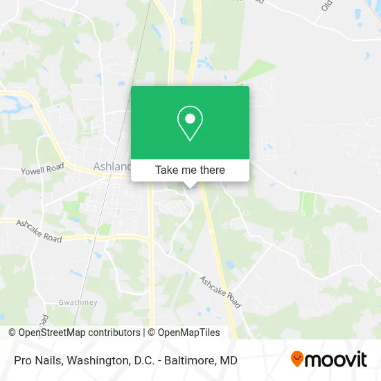 Pro Nails map