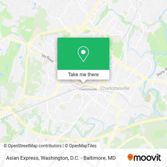 Asian Express map
