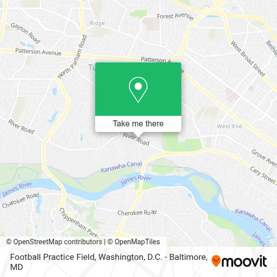Football Practice Field map