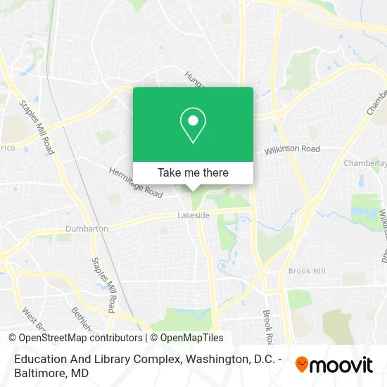Education And Library Complex map