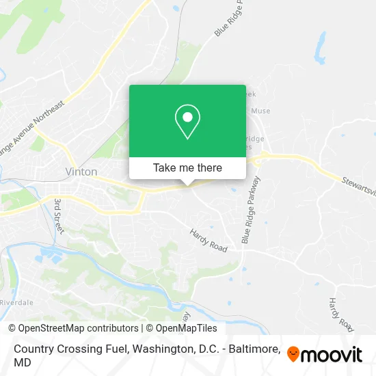 Country Crossing Fuel map