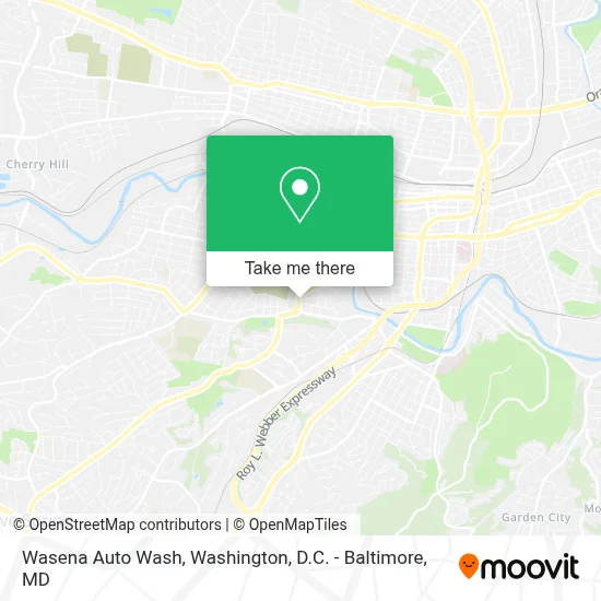Wasena Auto Wash map
