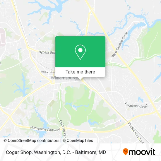 Cogar Shop map