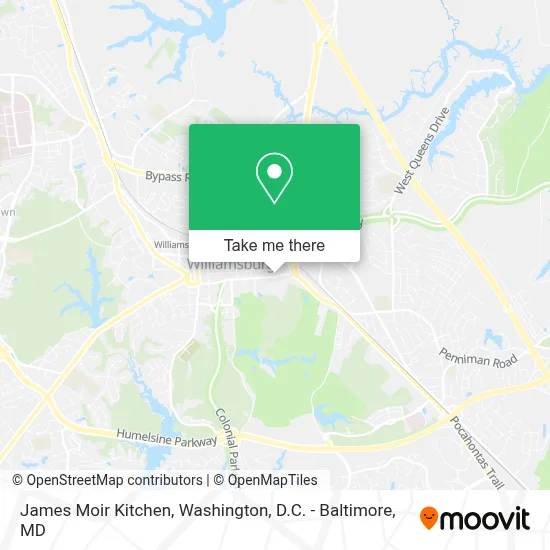 James Moir Kitchen map