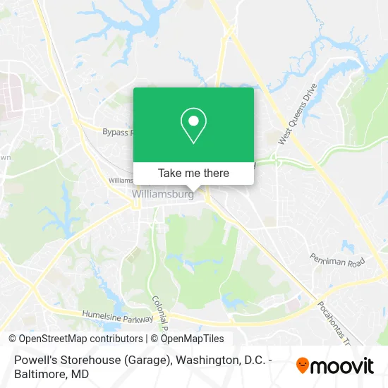 Powell's Storehouse (Garage) map