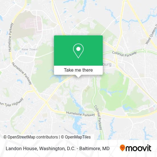 Landon House map