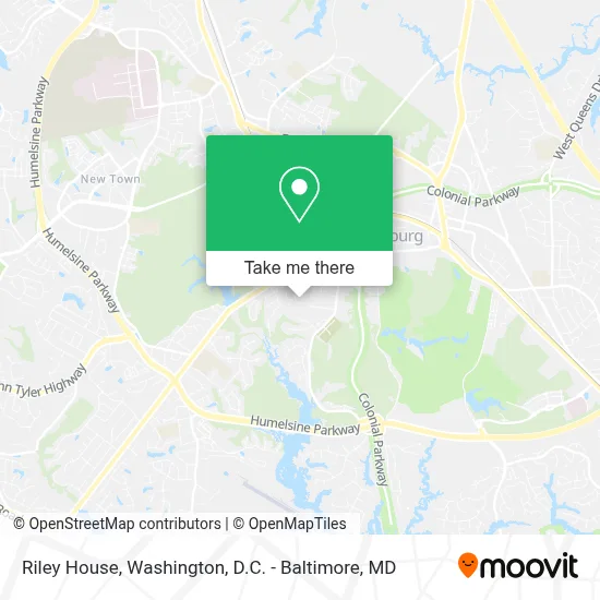 Riley House map