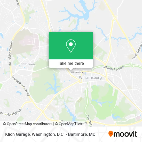 Klich Garage map