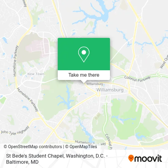 St Bede's Student Chapel map