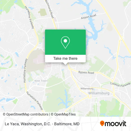 Le Yaca map