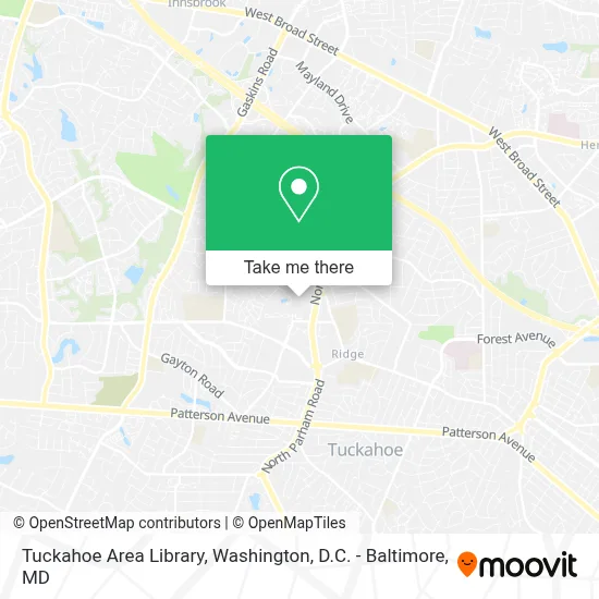 Tuckahoe Area Library map