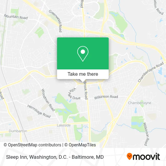 Sleep Inn map