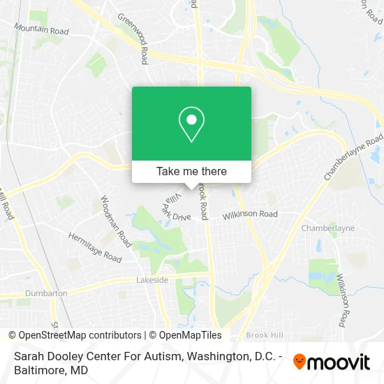 Sarah Dooley Center For Autism map