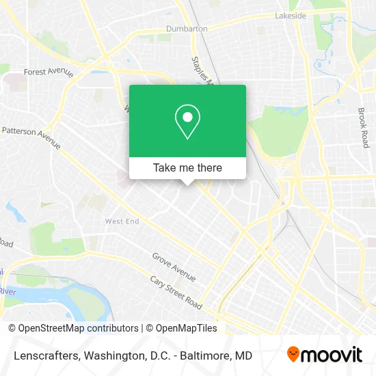 Lenscrafters map