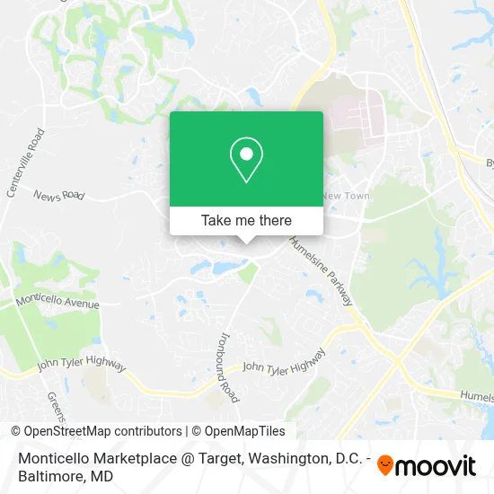 Monticello Marketplace @ Target map