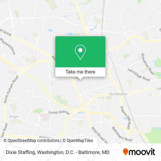 Dixie Staffing map