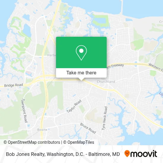 Bob Jones Realty map