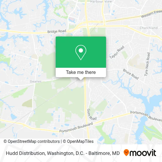 Hudd Distribution map