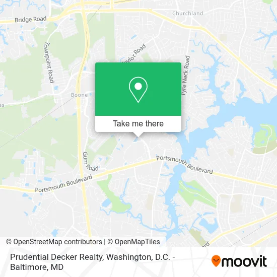 Prudential Decker Realty map