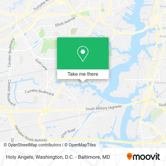 Holy Angels map