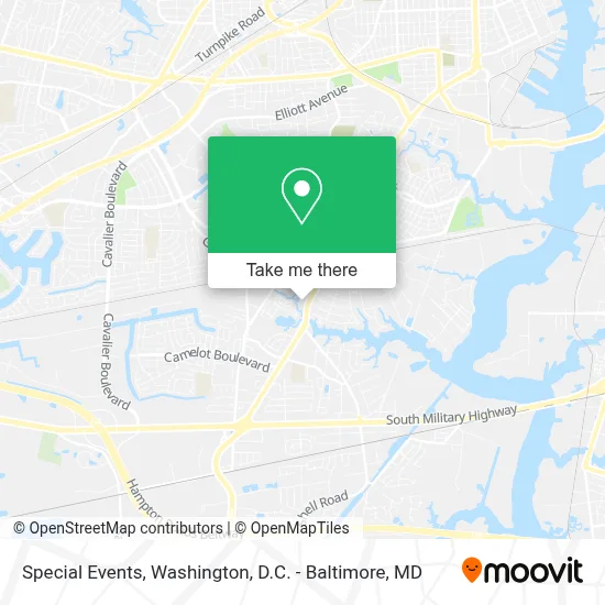 Special Events map