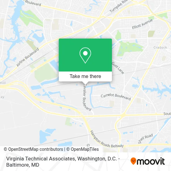 Virginia Technical Associates map