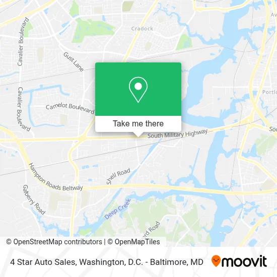 4 Star Auto Sales map