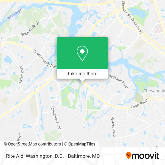 Rite Aid map
