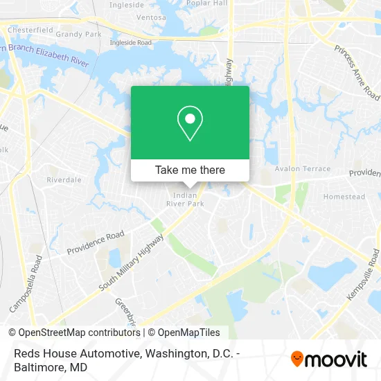 Reds House Automotive map