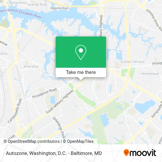 Autozone map