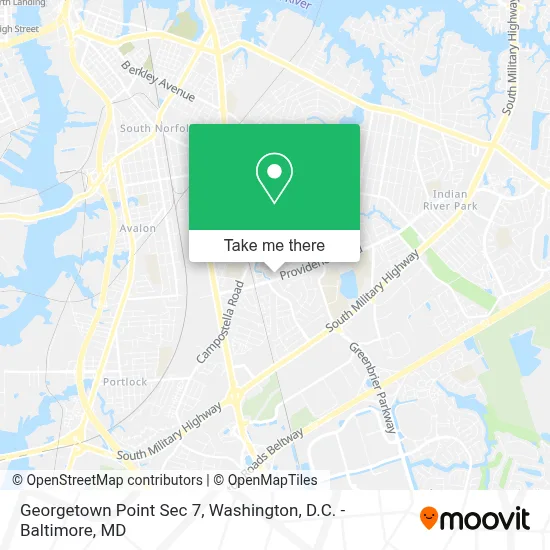 Georgetown Point Sec 7 map