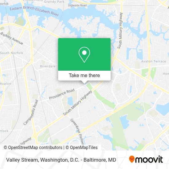 Valley Stream map