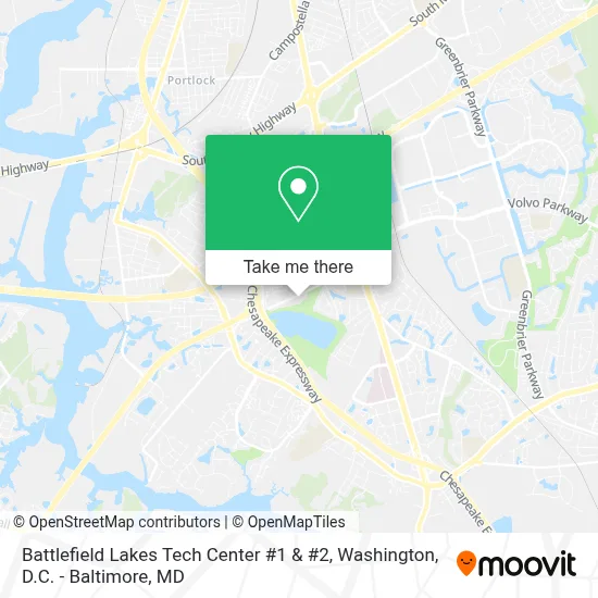 Battlefield Lakes Tech Center #1 & #2 map