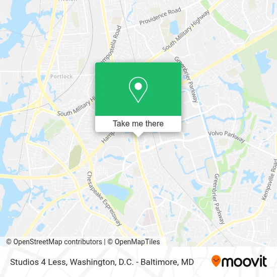 Studios 4 Less map