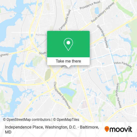 Independence Place map